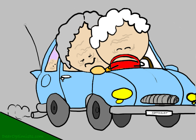 Image result for old people driving illustration